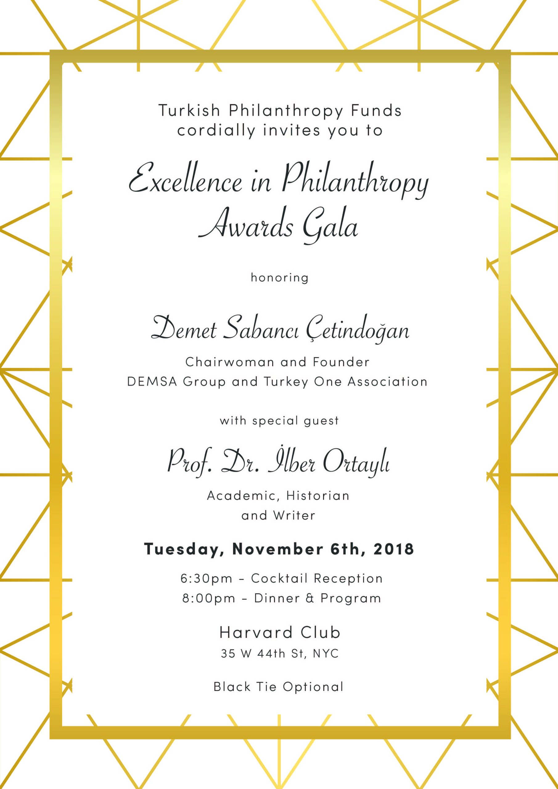 Excellence in Philanthropy Awards Gala