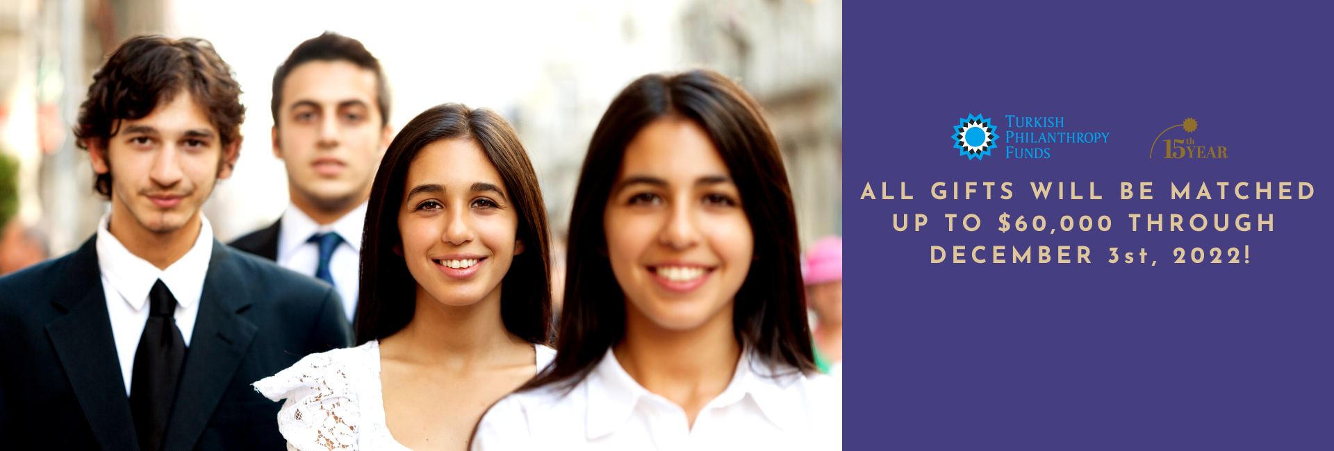 DOUBLE YOUR IMPACT!